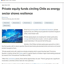 Private equity funds circling Chile as energy sector shows resilience